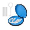 ACSKD Aligner Case, Slim Retainer Box for Travel, Retainer Case Compatible with Invisalign Aligners, Brace Storage Box with Aligner Removal Tool and Chew,Black view 1