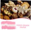 BEBEMOKO 500pcs Pink Lace Wrapping Paper Cellophane Paper for Candy Making Diy Projects view 4