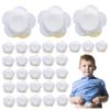 200Pcs Castor Oil Pack Wrap, Self-Adhesive Disposable Castor Oil Patches, Highly Absorbent & Breathable Belly Button Patch for Body view 2