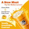 J WAY Instant Boba Bubble Pearl Mango Juice Drinks Kit with Authentic Crystal Tapioca Boba, Ready in Under One Minute, Paper Straws Included, 3 Servings view 2