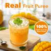 J WAY Instant Boba Bubble Pearl Mango Juice Drinks Kit with Authentic Crystal Tapioca Boba, Ready in Under One Minute, Paper Straws Included, 3 Servings view 3