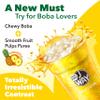 J WAY Instant Boba Bubble Pearl Pineapple Juice Drinks Kit with Authentic Crystal Tapioca Boba, Ready in Under One Minute, Paper Straws Included, 3 Servings view 2