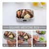 Adorable Horse Pill Box 2 Compartment Pill Case Portable Pocket Pill Organizer Medicine Vitamin Organizer for Men Women view 4