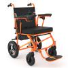 GYMROLLS Electric Wheelchairs for Adults Lightweight Foldable,20 Miles Motorized Wheelchairs,Foldable Power Wheelchair,Orange,500W Motor view 1