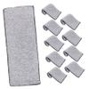 PartyKindom 10pcs Mop Replacement Pads Microfiber Cleaning Cloths for Easy Hardwood Tile Marble Efficient Absorbency view 1