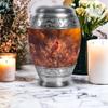 JAGLASH Red Cardinal Bird Urns for Ashes Adult Female & Male - Set of 5 Cremation Burial Urns - Large Brown Urn for Ashes for Women & Men for Funeral (1 Large, 4 Keepsake) view 4