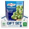 Salutem Vita Steamable Frozen Brussels Sprouts, Vegetable Side Dish, 10.8 oz, Gift Set Pack of 10 view 1