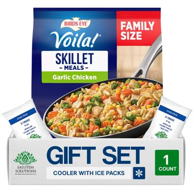 Salutem Vita Frozen Garlic Chicken with Vegetables and Pasta, 42oz, Gift Set Pack of 1