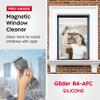 Tyroler Magnetic Window Cleaner Tool | The Silicone Glider R-4 AFC Fits Windows 0.4"-1.8" Thick | Double Sided Outside Window Cleaner Tool | Adjustable Control view 2