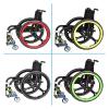 24inch/22inch Silicone Non-Slip Wheelchair Push Rim Covers, 1 Pair Wheelchair Hand Push Cover,0.18inch Thick Wear-Resistant Hand Push Cover(Purple,22in) view 4