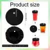 50pcs Drink Covers, Polyester Elastic Stretchable Washable Drink Protector view 2