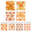 100 PCS Fall Cellophane Treat Bags(4x4 Inch) Small Thanksgiving Ziplock Bags for Candy Snack Goodie Cookie Gifts Wrap Autumn Self Sealing Pouch Baggies Friendgiving Party Favors Supplies Decorations view 1