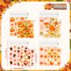 100 PCS Fall Cellophane Treat Bags(4x4 Inch) Small Thanksgiving Ziplock Bags for Candy Snack Goodie Cookie Gifts Wrap Autumn Self Sealing Pouch Baggies Friendgiving Party Favors Supplies Decorations view 2