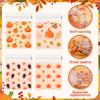 100 PCS Fall Cellophane Treat Bags(4x4 Inch) Small Thanksgiving Ziplock Bags for Candy Snack Goodie Cookie Gifts Wrap Autumn Self Sealing Pouch Baggies Friendgiving Party Favors Supplies Decorations view 3