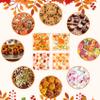 100 PCS Fall Cellophane Treat Bags(4x4 Inch) Small Thanksgiving Ziplock Bags for Candy Snack Goodie Cookie Gifts Wrap Autumn Self Sealing Pouch Baggies Friendgiving Party Favors Supplies Decorations view 4