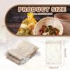 MECCANIXITY Organza Bags, 50Pcs 3.9x5.9 Inch Candy Mesh Bag with Drawstring Jewelry Gift for Party Favor Pouch Christmas Wedding Festival Small Gift, White Gold view 2