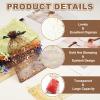 MECCANIXITY Organza Bags, 50Pcs 3.9x5.9 Inch Candy Mesh Bag with Drawstring Jewelry Gift for Party Favor Pouch Christmas Wedding Festival Small Gift, White Gold view 3
