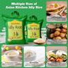 Asian Kitchen Idly (Idli) Rice 40-Pound Bag, 40lbs (18.14kg) Short Grain Rice ~ All Natural | Vegan | Indian Origin | Export Quality view 2