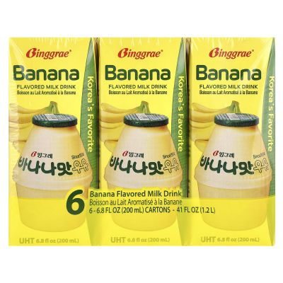 Binggrae, Banana Flavored Milk Drink, 40.8 Ounce