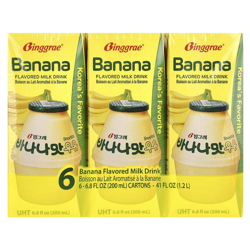 Binggrae, Banana Flavored Milk Drink, 40.8 Ounce