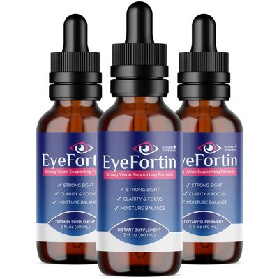 EyeFortin Plant-Based Capsules with Minerals 60 Ct, 3 Month Supply