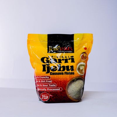 Premium Ijebu Gari/Crispy Nigerian Ijebu Gari 4.4lb (4 packs) with free groundnut