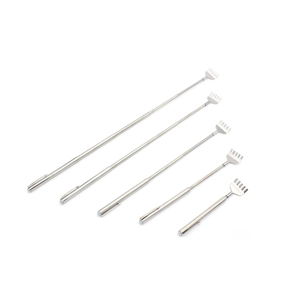 VOSAREA Stainless Steel Telescopic Back Massager Scratchers for Itch Relief Extendable