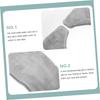 PERSELOSO Washable Adhesive Toilet Cover Cushion Set Flannel Toilet Mats for Seasons Soft Bathroom Cushions Easy to Clean Bathroom Essentials view 2