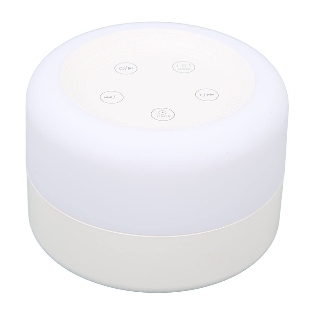 CFTGIW White No Machine Night Light Function USB Rechargeable 10 Sou 2 Lullabies Music Sleep Aid Machine for Home White No MachineSleep Sound Sleellabies 2 and Sounds