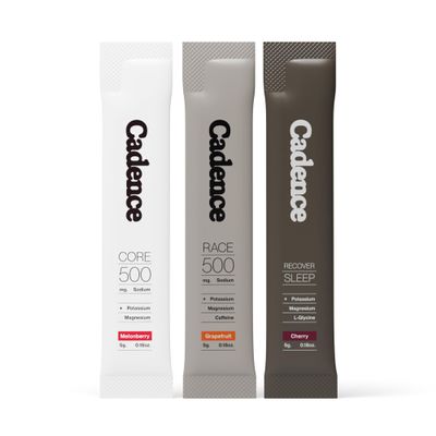Cadence Sachets Complete Variety Pack - Carton (5g x 30) Science-Backed Hydration | Electrolyte Formula for Performance & Recovery | Vegan, Keto & Paleo Friendly