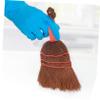 PERSELOSO Palm Fiber Desk Broom Compact Home Cleaning Tool for Efficient Dust Removal Desktop Cabinet and Countertop Lightweight Short Handle Design for and Storage view 3