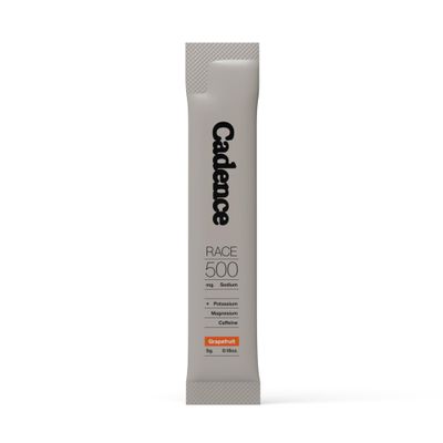 Cadence Sachets Race Energy Grapefruit - Carton (5g x 30) | Science-Backed Hydration | Electrolyte Formula + Caffeine for Performance & Recovery | Vegan, Keto & Paleo Friendly