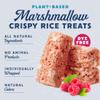 GoodMallow Vegan Rice Crispy Treats Individually Wrapped Box of 8 , Kosher Vegan Snacks, Gluten Free Dairy Free Snacks for Kids & Adults - Healthy Sweets Made with Gourmet Marshmallows, Made in USA (Raspberry) view 2