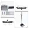1Set Long Handle Broom and Dustpan for Home Durable and Cleaning Tools Ergonomic Design for Effortless Use Kitchens and Offices Style view 3