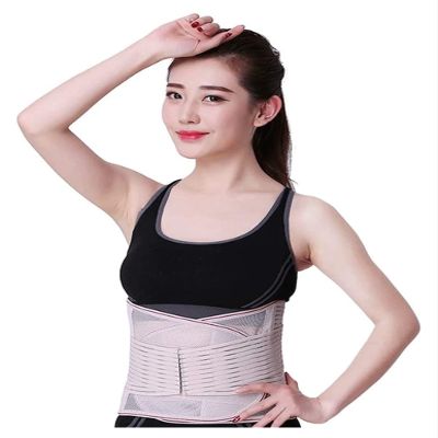 TXGJWRA Lumbar Support Belt,Elastic Lumbar Fitness,Sexy Slimming Waistband,Breathable Mesh Lumbar Support Belt,Can Be Worn in All Seasons,A-L 37.8