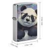 Panda with A Tilted Head Classic Lighter Case, Novelty Creativity Lighter Housing Vintage Cool Lighter Cover for Men Dad Husband Gift Collect view 2