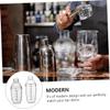 CATIEBYE Transparent Shake Bottle with Graduated Scale Impact Resistant Shaker for Smooth Mixing of Drinks and Cocktails for Home and Professional Use view 4