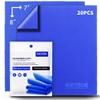 20 Pack Microfiber Glasses Cleaning Cloths - Glasses Wipes Ultra Soft & Reusable Eyeglass Lens Cleaner for Eyeglasses, Cameras, Phones view 1