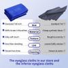 20 Pack Microfiber Glasses Cleaning Cloths - Glasses Wipes Ultra Soft & Reusable Eyeglass Lens Cleaner for Eyeglasses, Cameras, Phones view 4