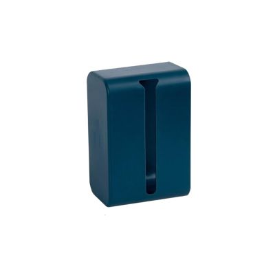 KHUTRW3D Modern Wall Mounted Tissue Box Paper Towel Holder for Kitchen Office Napkin Container Wipes Paper Storage Box Tissue Holder Tabletop(Blue)