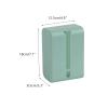 KHUTRW3D Modern Wall Mounted Tissue Box Paper Towel Holder for Kitchen Office Napkin Container Wipes Paper Storage Box Tissue Holder Tabletop(Blue) view 2