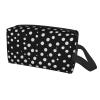 FKGKDF White Dot Pattern Print Travel Toiletry Organizer Bag, Large Capacity Storage For Cosmetics, Toiletries view 2