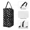 FKGKDF White Dot Pattern Print Travel Toiletry Organizer Bag, Large Capacity Storage For Cosmetics, Toiletries view 3