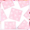 100pcs Pink Bow Party Napkins, Pink Bow Party Decorations Napkin, 13x13 inch Disposable Paper Napkin for Girls Birthday Bridal Engagement Baby Shower view 4