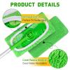 12Pcs Reusable Microfiber Mop Pads Compatible with Sweeper Mops,Dry Sweeping Cloths & Wet Mopping Pads Refills,Washable Mop Pads for Floor Cleaning view 3