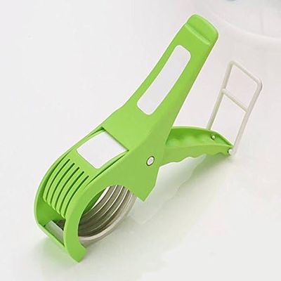 2 in 1 Plastic Vegetable Cutter Vegetable Chopper Veg Bhindi Cutter Multi Cuttervegie Multipurpose Vegitable Cutting Fruit Bhindi cutter (Plastic)