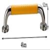 Grab Bars Handrail Grab Rails,Casing Safety Bathtub Anti-Slip Support Handrail, Polished Chrome Balance Straight Handle/White view 2