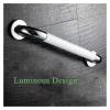 Grab Bars Handrail Grab Rails,Casing Safety Bathtub Anti-Slip Support Handrail, Polished Chrome Balance Straight Handle/White view 3