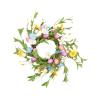 Easter Egg Wreath Flower Wreath Hanger for Fireplace Window Office Yard Apartment Living Room Restaurant Decor view 4