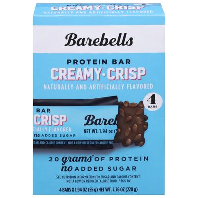 Barebells, Creamy Crisp Protein Bar, 7.76 Ounce